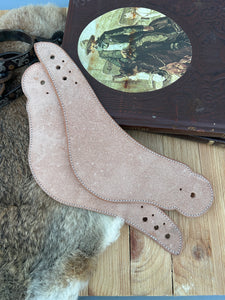 Leather Dove Wing Spur Straps