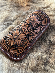 Leather Eyeglass Case (Brown dyed)