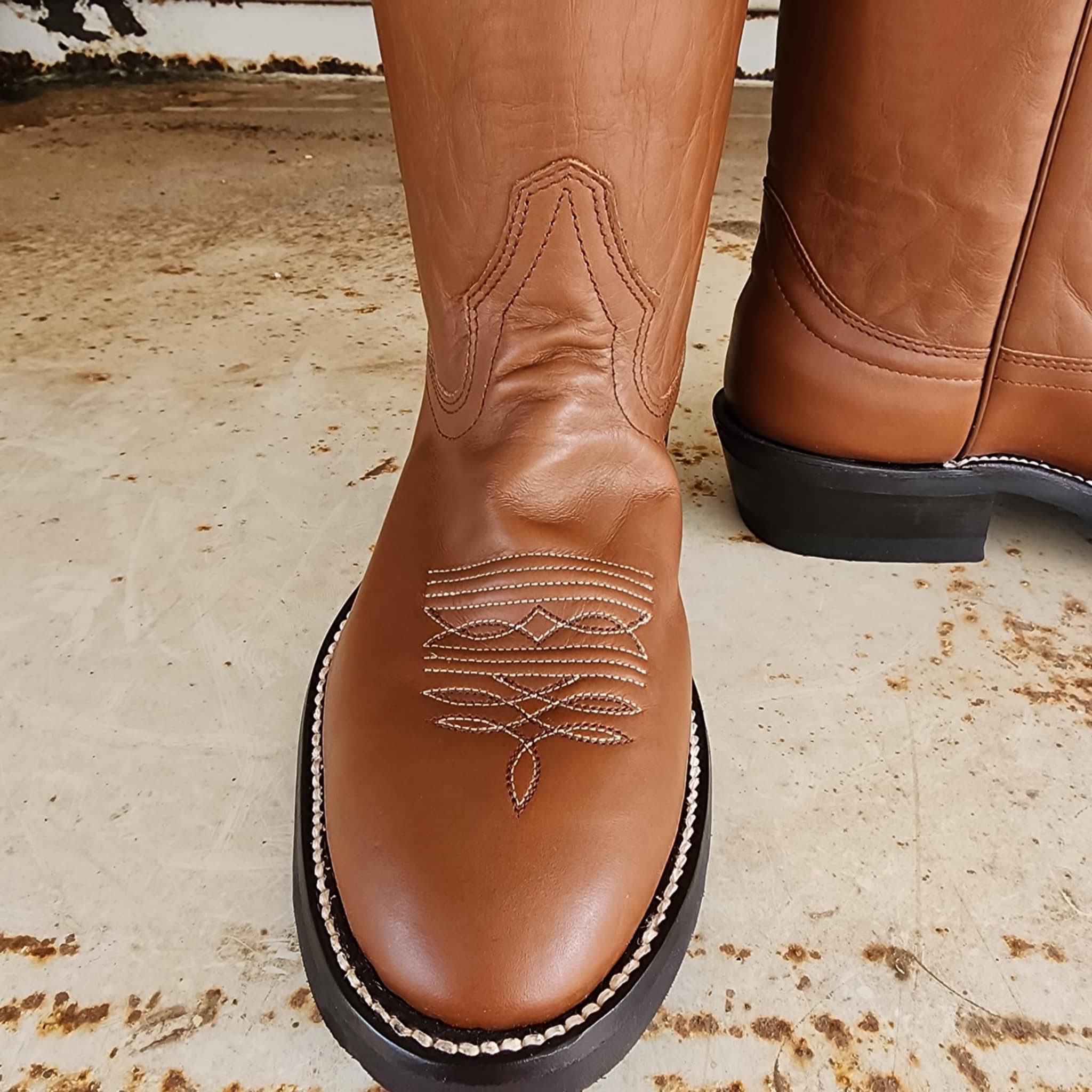 Hondo Boot Natural Retan w/Natural Retan - Style 7875