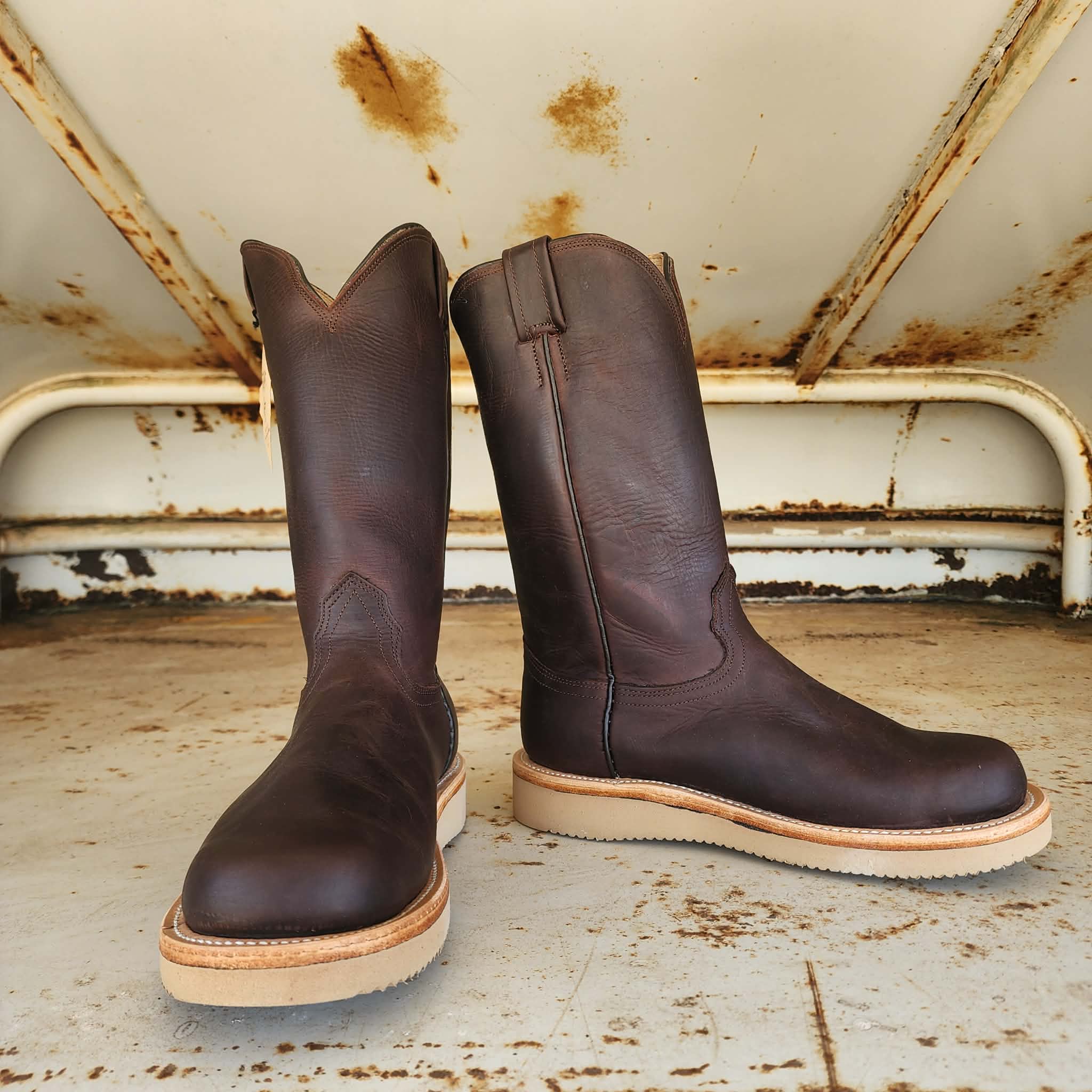 Fenoglio Boot Choc Fuji Wedge Work Style Boot - FB15181117
