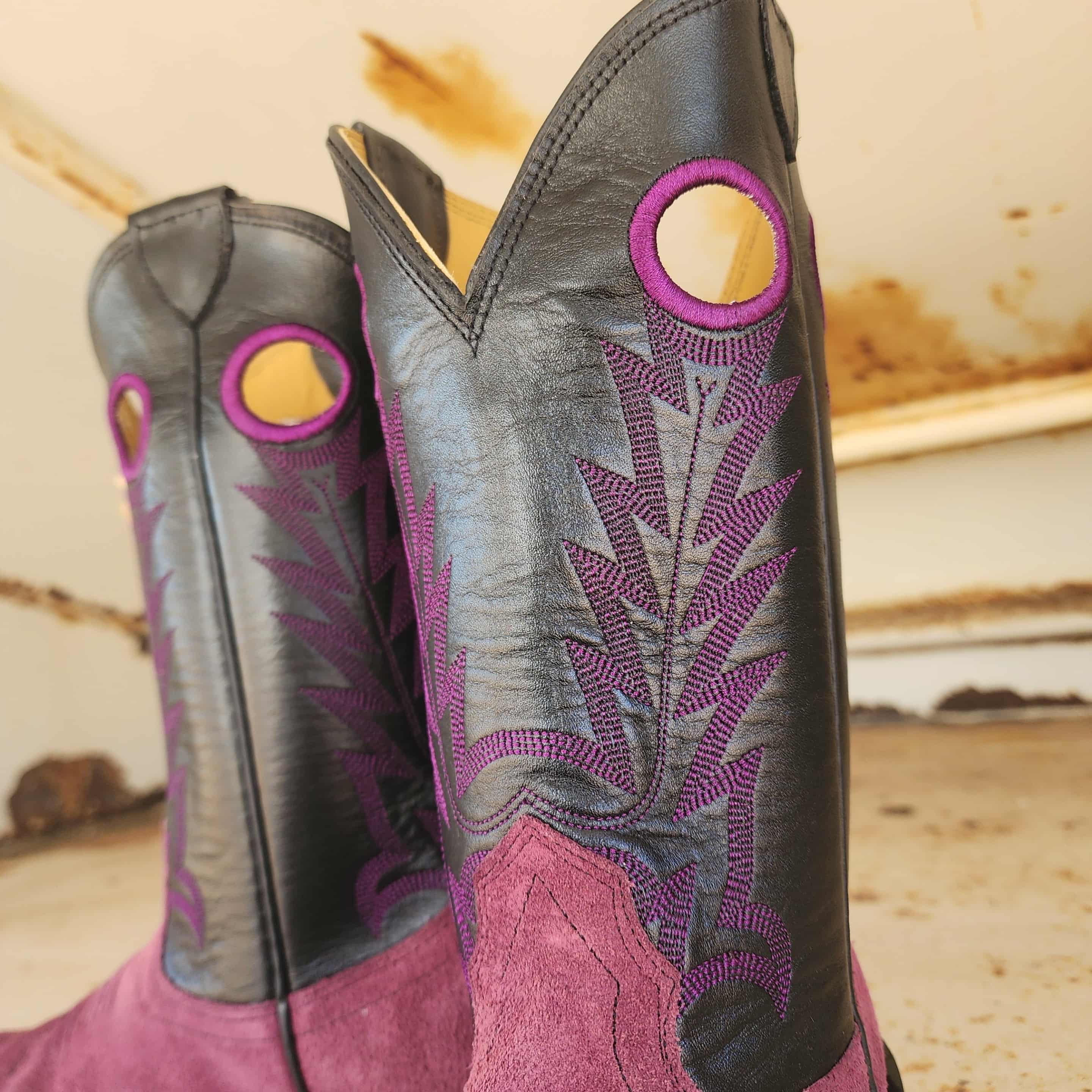 Fenoglio Picosa Creek Exclusive Cabernet Barcelona Roughout w/Black Italian - The Wildcat Boot - FB00101478