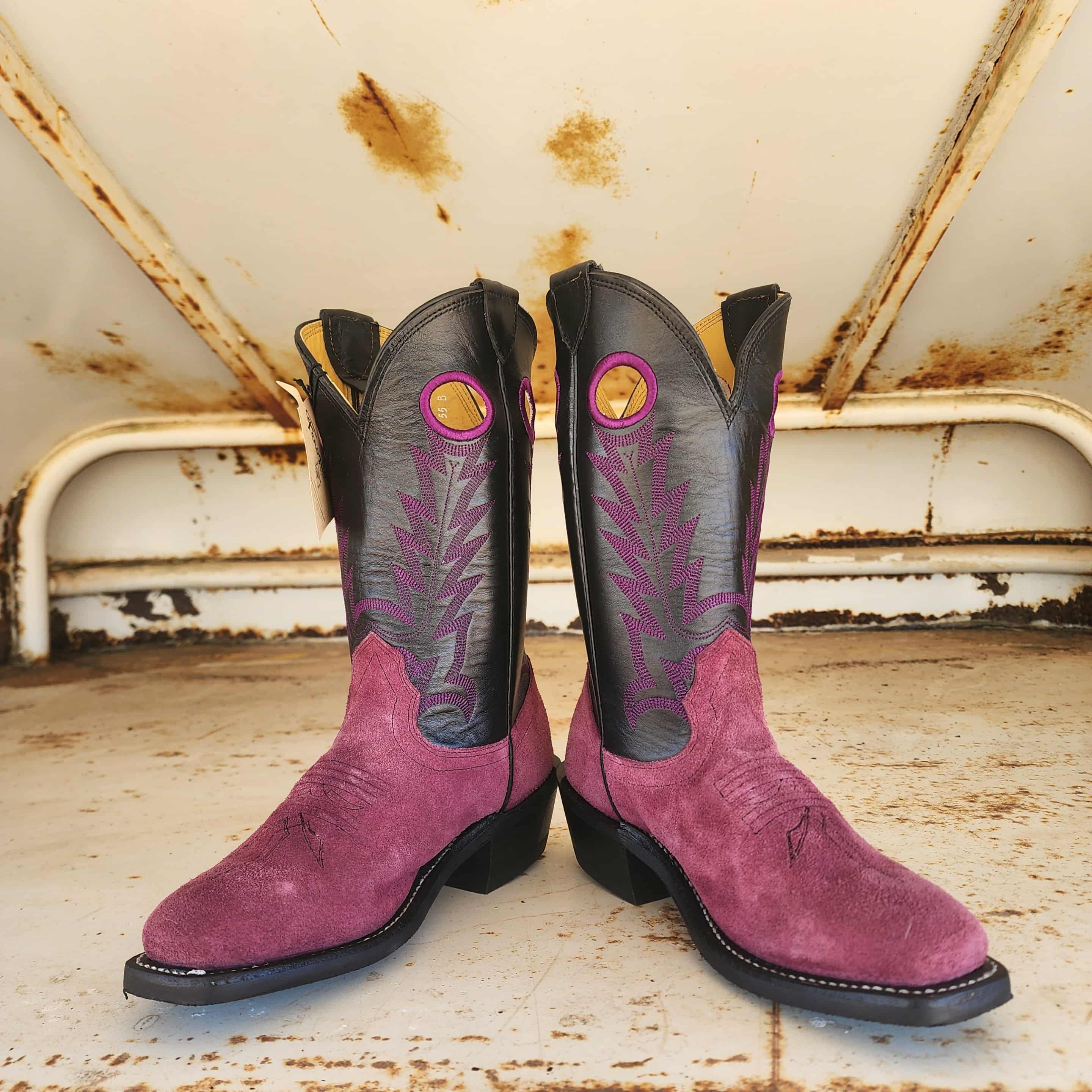 Fenoglio Picosa Creek Exclusive Cabernet Barcelona Roughout w/Black Italian - The Wildcat Boot - FB00101478