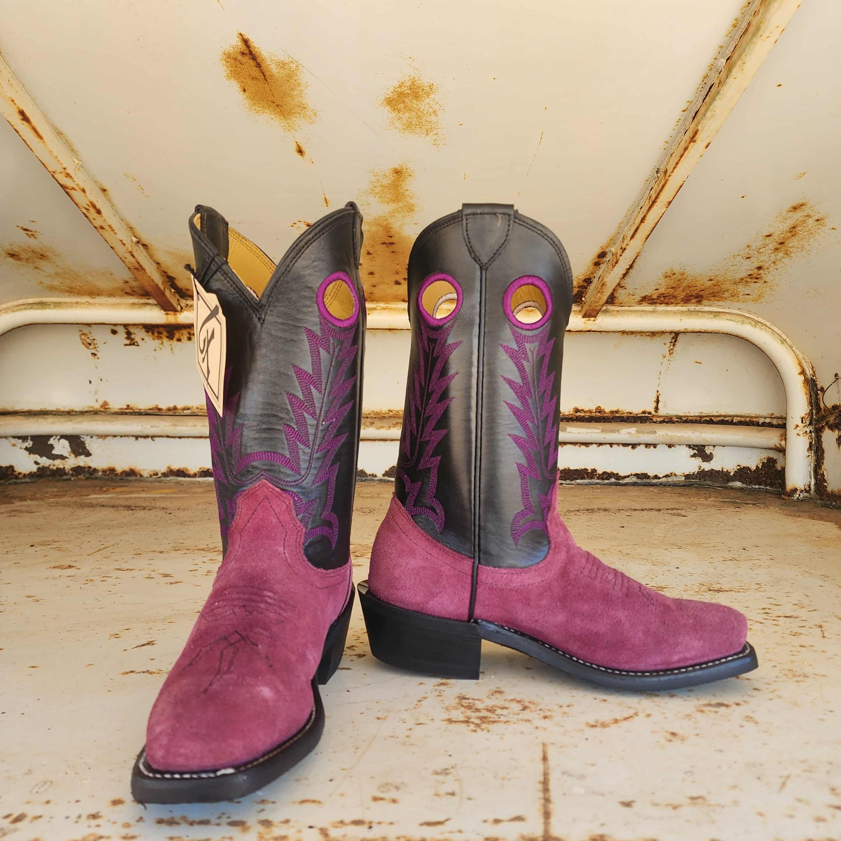 Fenoglio Picosa Creek Exclusive Cabernet Barcelona Roughout w/Black Italian - The Wildcat Boot - FB00101478