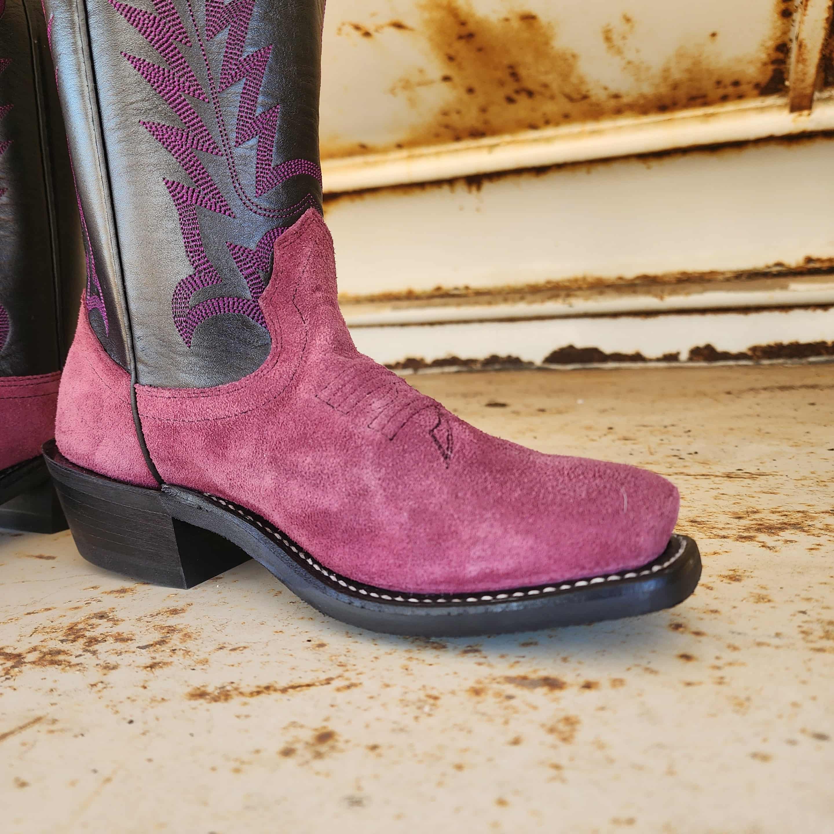 Fenoglio Picosa Creek Exclusive Cabernet Barcelona Roughout w/Black Italian - The Wildcat Boot - FB00101478