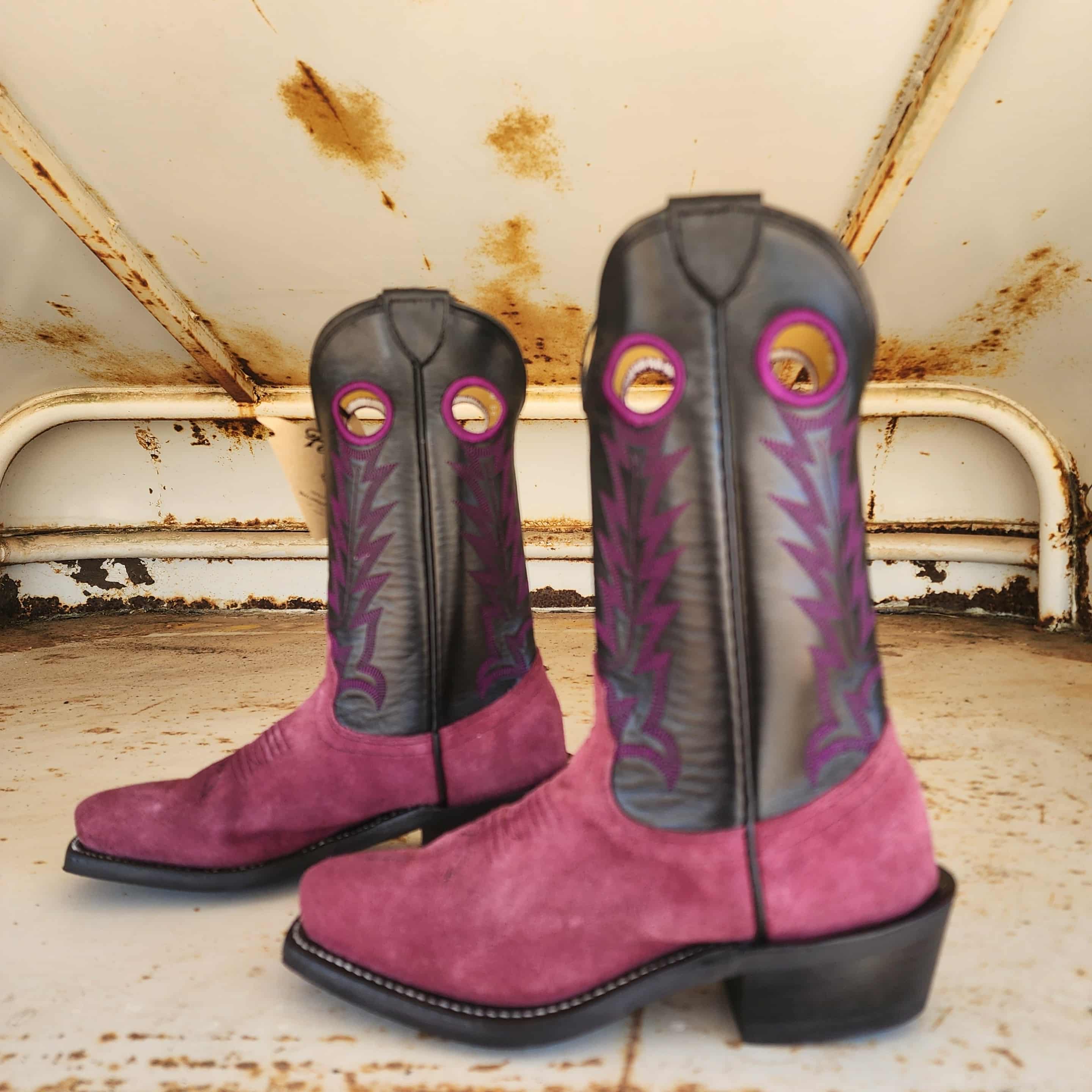 Fenoglio Picosa Creek Exclusive Cabernet Barcelona Roughout w/Black Italian - The Wildcat Boot - FB00101478