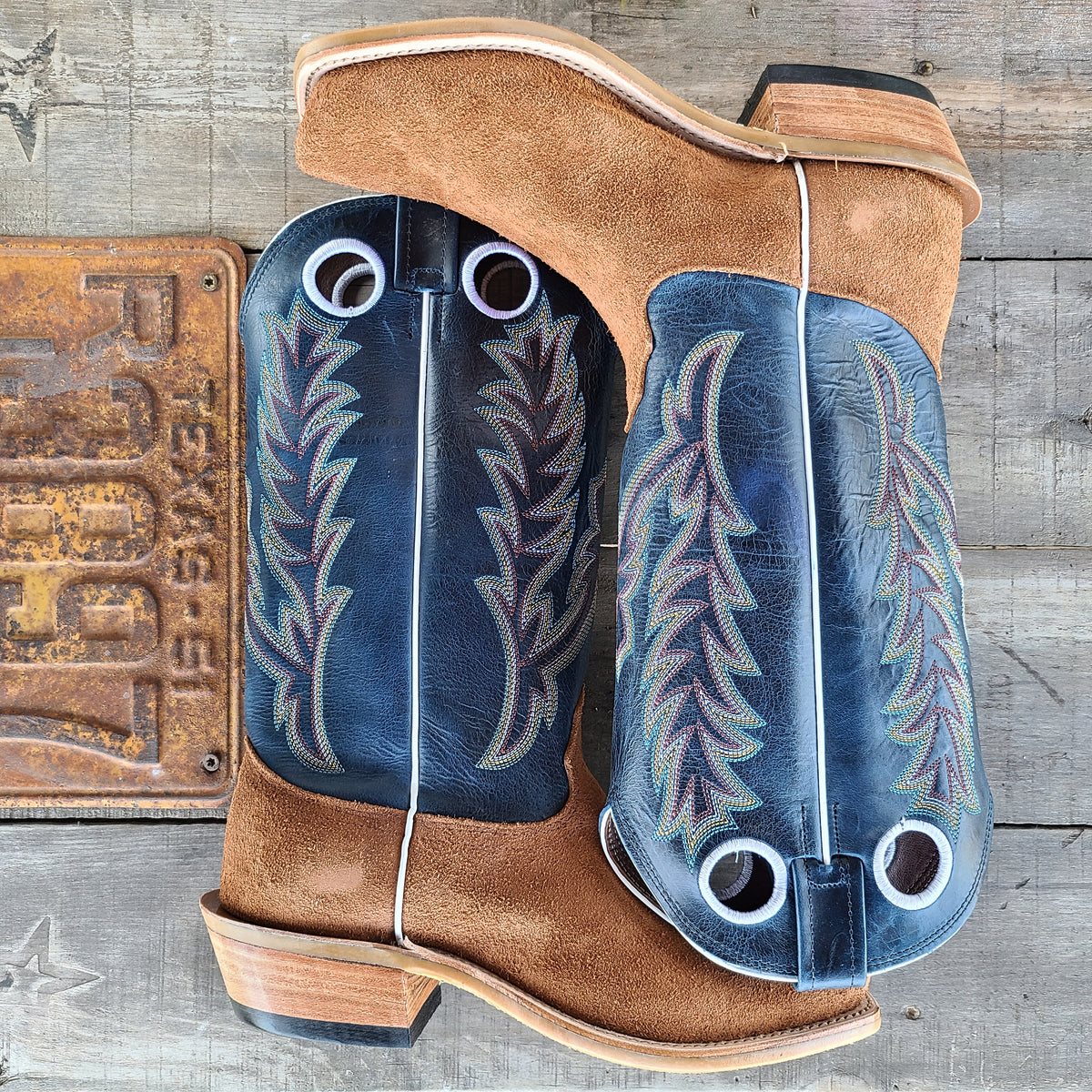 Fenoglio Boot Red Brown Roughout w/ Blue Bios - FB28521313 – Picosa ...