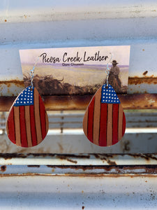 Leather USA Spirit Earrings